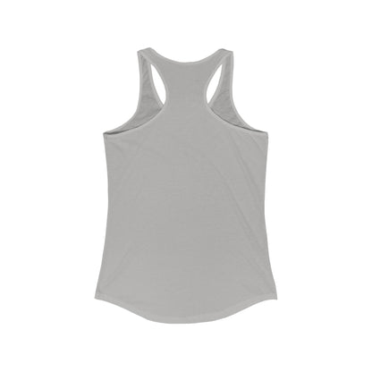 WPC GRAY VERTICAL LOGO (FRONT ONLY) Women's Ideal Racerback Tank