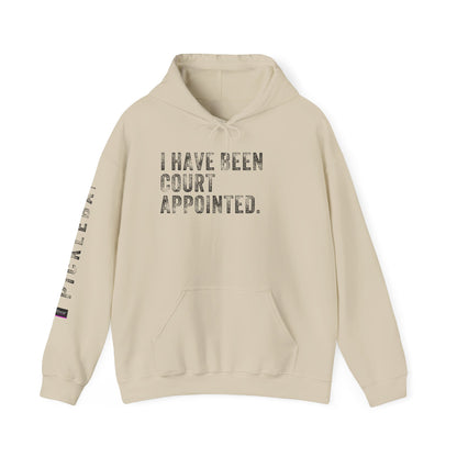 I HAVE BEEN COURT APPOINTED, Unisex Heavy Blend™ Hooded Sweatshirt