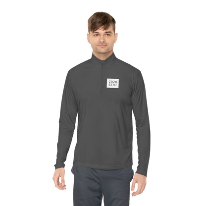 ZERO, ZERO, START, SPORT-TEK: Unisex Quarter-zip Pullover