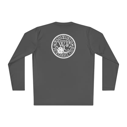 WPC WHITE-BLACK LOGOS SPORT-TEK (FRONT & BACK) - Unisex Lightweight Long Sleeve Tee