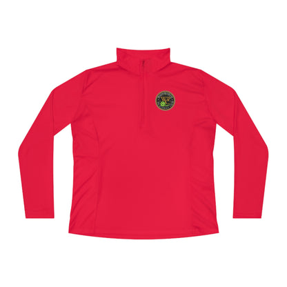 WPC CIRCULAR COLOR LOGOS LADIES SPORT-TEK (FRONT & BACK) - Ladies Quarter-Zip Pullover