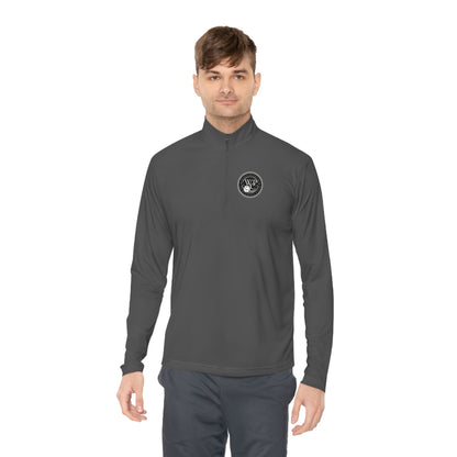 WPC GRAY LOGO (FRONT & PICKLEBALL BACK) - Unisex Quarter-Zip Pullover