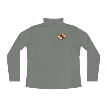 MARYLAND, PCKLBLL, WOMEN'S SPORT-TEK, Quarter-zip Pullover