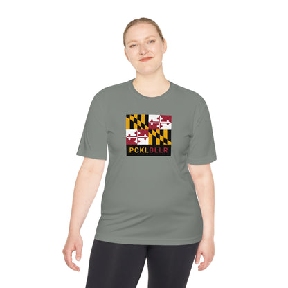 MD FLAG, PCKLBLLR- Unisex Moisture Wicking Tee