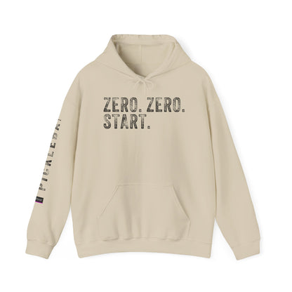 ZERO. ZERO. START. Unisex Heavy Blend™ Hooded Sweatshirt
