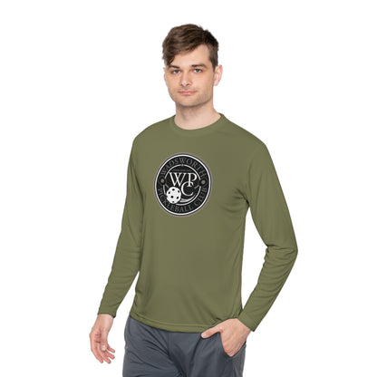 WPC GRAY LOGO SPORT-TEK (FRONT & PICKLEBALL BACK) - Unisex Lightweight Long Sleeve Tee