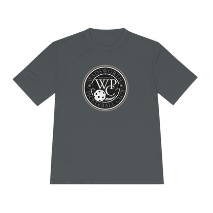 WPC GRAY LOGO SPORT-TEK (FRONT & PICKLEBALL BACK) - Unisex Moisture Wicking Tee