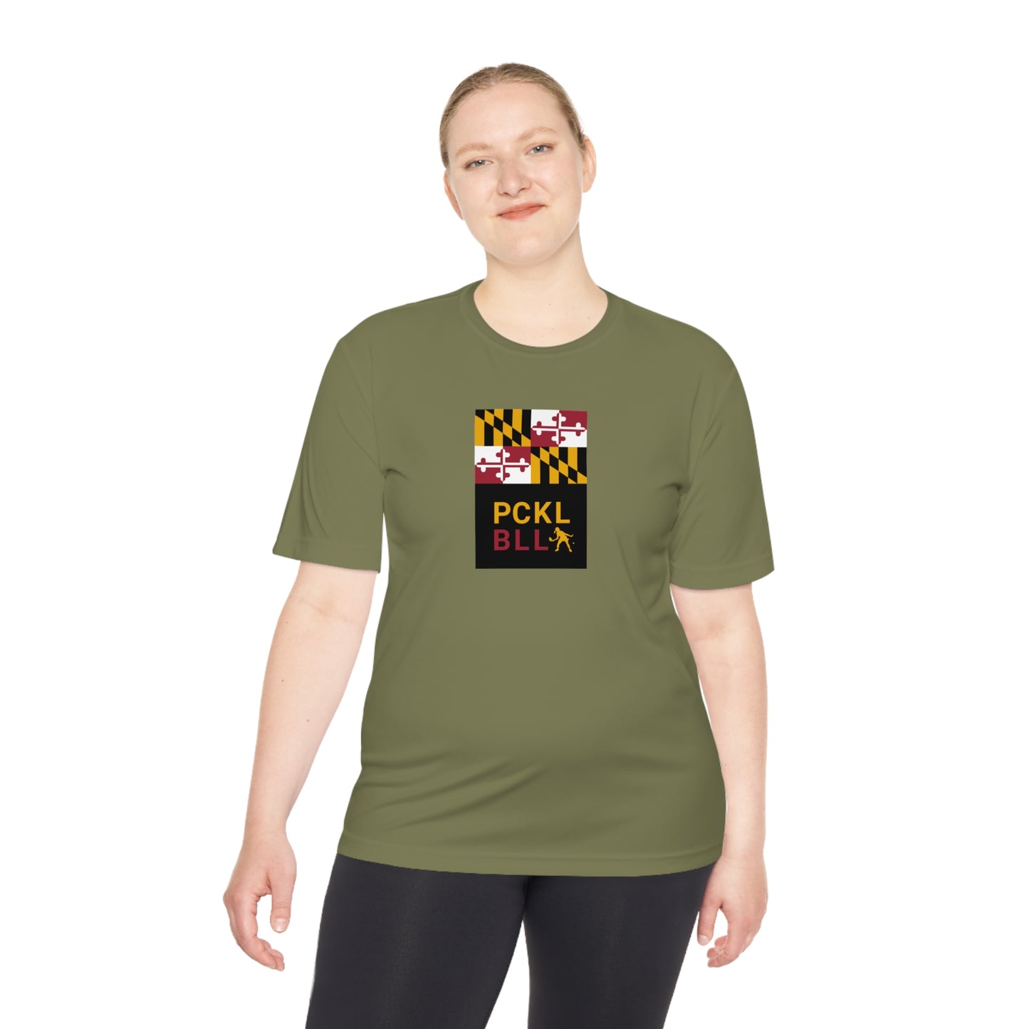 MD FLAG, PCKL-BLL WOMAN ATHLETE- Unisex Moisture Wicking Tee