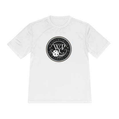 WPC GRAY LOGO SPORT-TEK (FRONT & PICKLEBALL BACK) - Unisex Moisture Wicking Tee