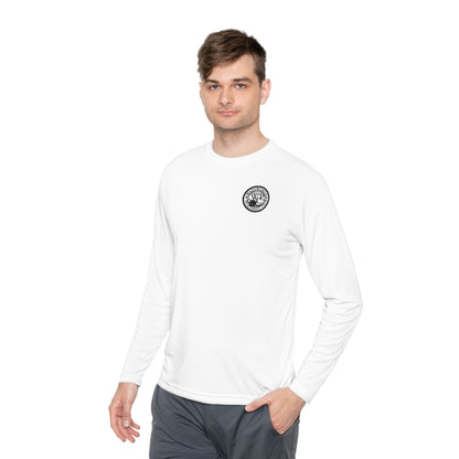WPC WHITE-BLACK LOGOS SPORT-TEK (FRONT & BACK) - Unisex Lightweight Long Sleeve Tee