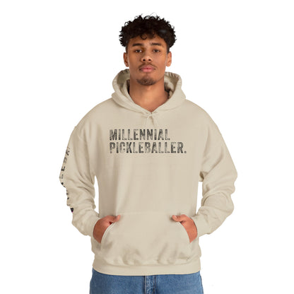 MILLENNIAL PICKLEBALLER, Unisex Heavy Blend™ Hooded Sweatshirt