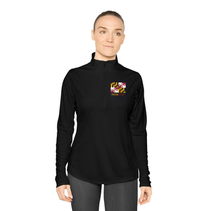MARYLAND, ZERO, ZERO, START, WOMEN'S SPORT-TEK, Quarter-zip Pullover