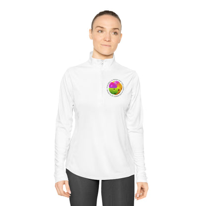 PICKLEBALL is proof that God loves us and wants us to retire, WOMEN'S SPORT-TEK, Unisex Quarter-Zip Pullover