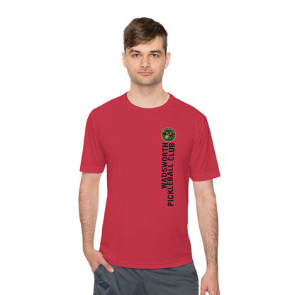 WPC COLOR VERTICAL LOGO SPORT-TEK (FRONT & LOGO BACK) - Unisex Moisture Wicking Tee