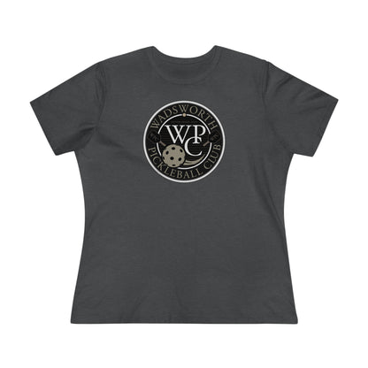 WPC GRAY WHITE, Relaxed Fit Women's T-shirt