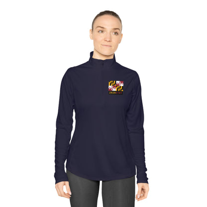 MARYLAND, ZERO, ZERO, START, WOMEN'S SPORT-TEK, Quarter-zip Pullover