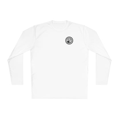WPC WHITE-BLACK LOGOS SPORT-TEK (FRONT & BACK) - Unisex Lightweight Long Sleeve Tee