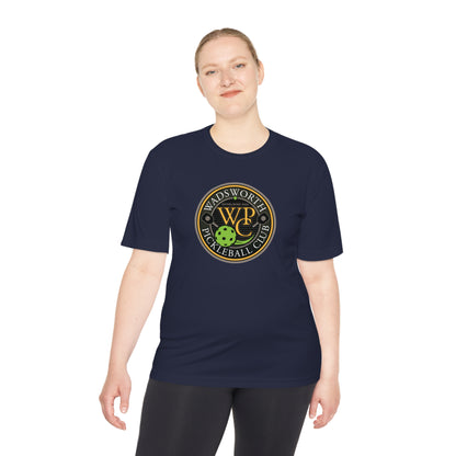 WPC COLOR LOGO SPORT-TEK (FRONT & PICKLEBALL BACK) - Unisex Moisture Wicking Tee