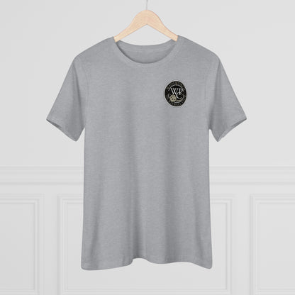 WPC GRAY WHITE, Relaxed Fit Women's T-shirt