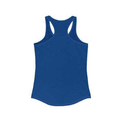 WPC GRAY VERTICAL LOGO (FRONT ONLY) Women's Ideal Racerback Tank