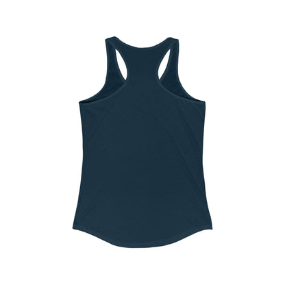 WPC GRAY VERTICAL LOGO (FRONT ONLY) Women's Ideal Racerback Tank