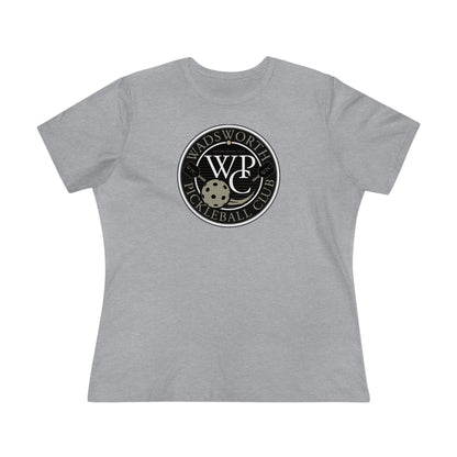 WPC GRAY WHITE, Relaxed Fit Women's T-shirt