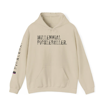 MILLENNIAL PICKLEBALLER, Unisex Heavy Blend™ Hooded Sweatshirt