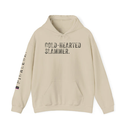 COLD-HEARTED SLAMMER, Unisex Heavy Blend™ Hooded Sweatshirt