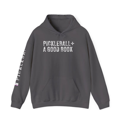 PICKLEBALL + GOOD BOOK, Unisex Heavy Blend™ Hooded Sweatshirt