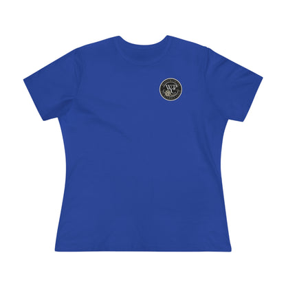 WPC GRAY WHITE, Relaxed Fit Women's T-shirt