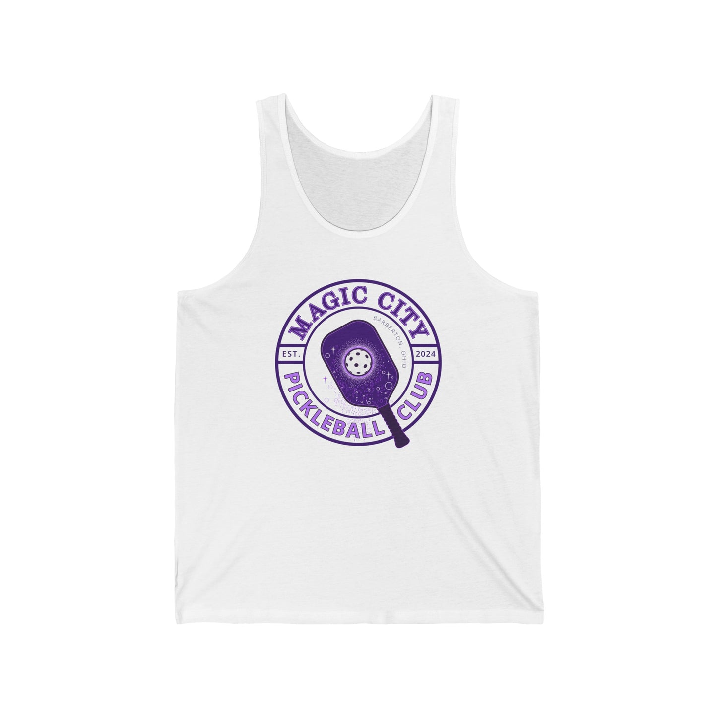 MCPC CIRCULAR LOGO (FRONT & PICKLEBALL BACK) - Unisex Jersey Tank