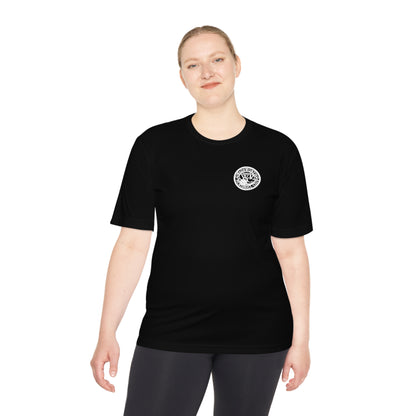 WPC BLACK-WHITE POCKET LOGO SPORT-TEK (FRONT & PICKLEBALL BACK) - Unisex Moisture Wicking Tee