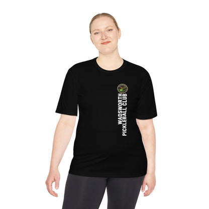 WPC COLOR VERTICAL LOGO SPORT-TEK (FRONT & LOGO BACK) - Unisex Moisture Wicking Tee