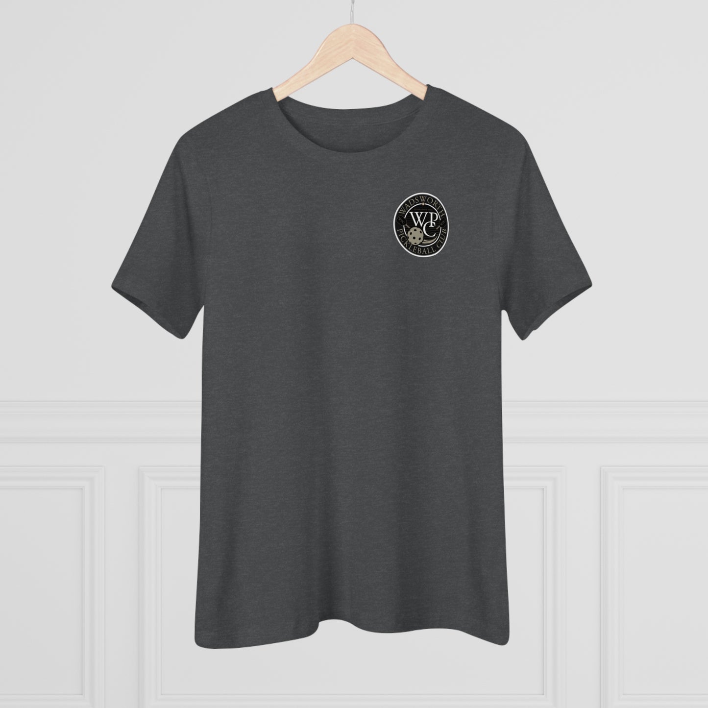 WPC GRAY WHITE, Relaxed Fit Women's T-shirt