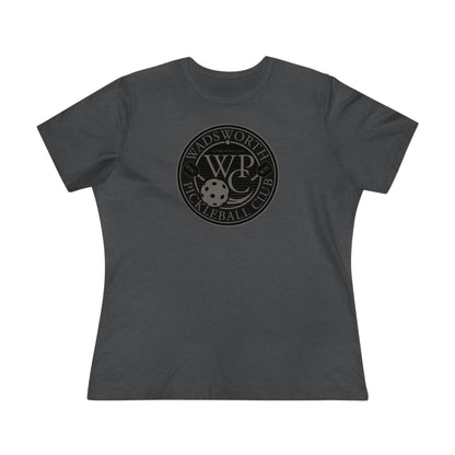 WPC GRAY BLACK, Relaxed Fit Women's T-shirt