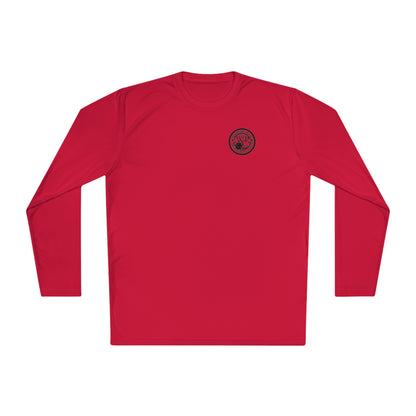 WPC WHITE-BLACK LOGOS SPORT-TEK (FRONT & BACK) - Unisex Lightweight Long Sleeve Tee