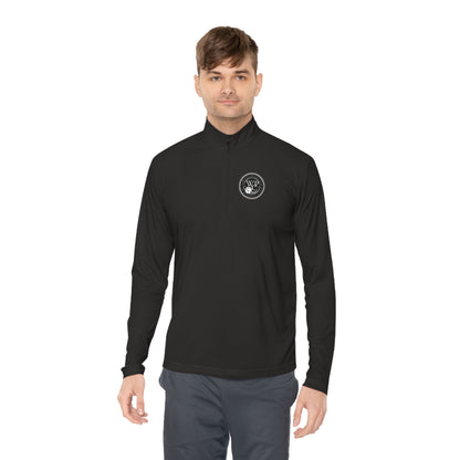 WPC GRAY LOGO (FRONT & PICKLEBALL BACK) - Unisex Quarter-Zip Pullover