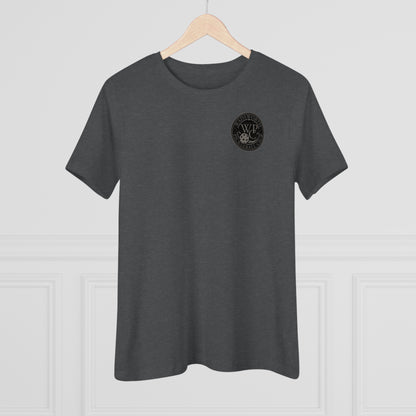 WPC GRAY BLACK POCKET, Relaxed Fit Women's T-shirt