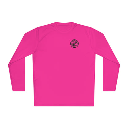 WPC WHITE-BLACK LOGOS SPORT-TEK (FRONT & BACK) - Unisex Lightweight Long Sleeve Tee