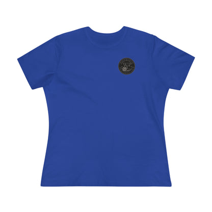 WPC GRAY BLACK POCKET, Relaxed Fit Women's T-shirt