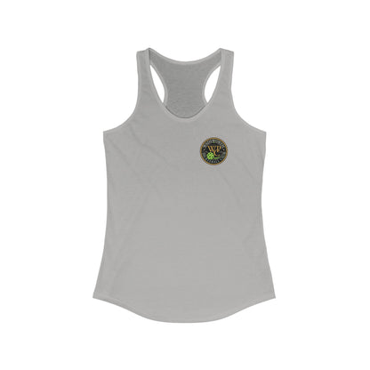 WPC COLOR POCKET LOGO (FRONT ONLY) Women's Ideal Racerback Tank