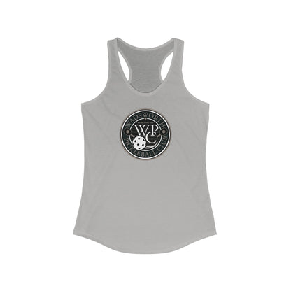 WPC GRAY LOGO (FRONT ONLY) - Women's Ideal Racerback Tank