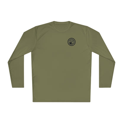 WPC WHITE-BLACK LOGOS SPORT-TEK (FRONT & BACK) - Unisex Lightweight Long Sleeve Tee