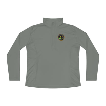 WPC CIRCULAR COLOR LOGOS LADIES SPORT-TEK (FRONT & BACK) - Ladies Quarter-Zip Pullover