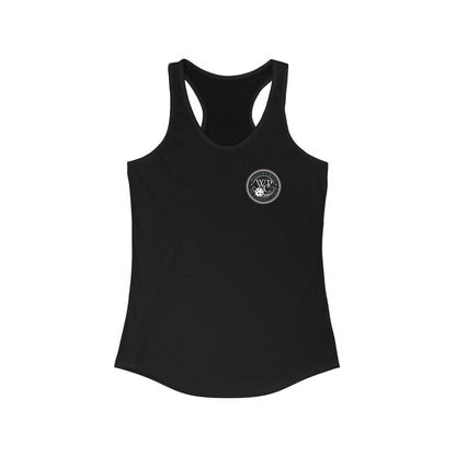WPC GRAY POCKET LOGO (FRONT ONLY) Women's Ideal Racerback Tank