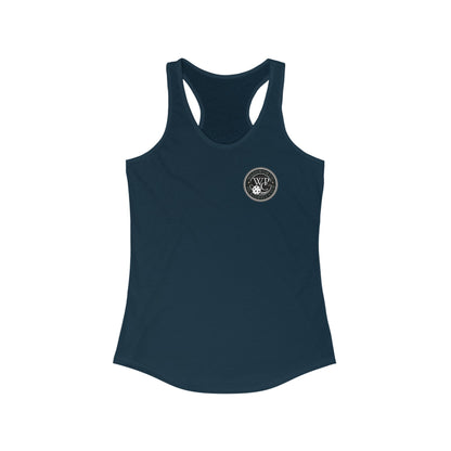 WPC GRAY POCKET LOGO (FRONT ONLY) Women's Ideal Racerback Tank