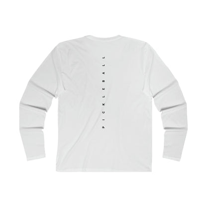MEN'S PICKLEBALL MEDALLION (FRONT & BACK), Men's Long Sleeve Crew Tee
