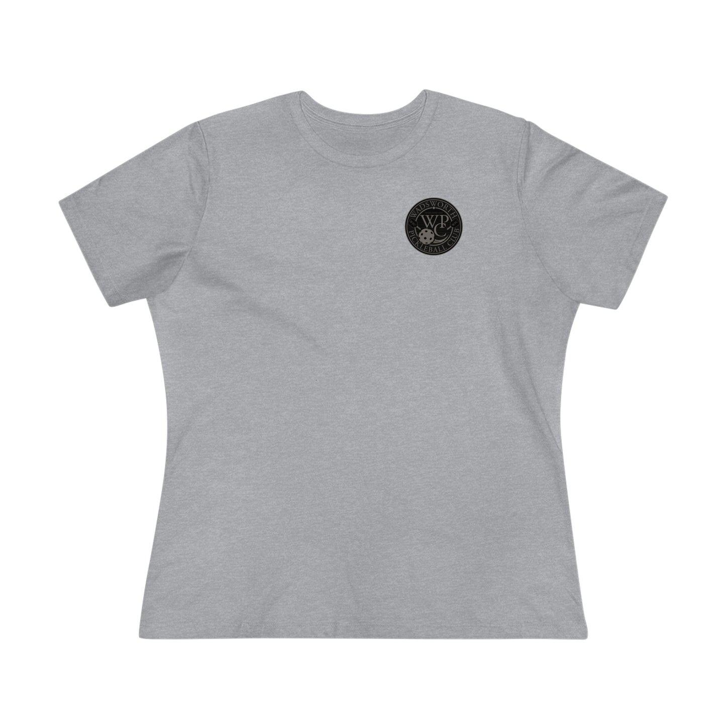 WPC GRAY BLACK POCKET, Relaxed Fit Women's T-shirt