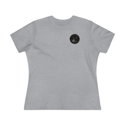 WPC GRAY BLACK POCKET, Relaxed Fit Women's T-shirt