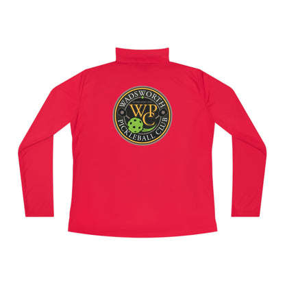 WPC CIRCULAR COLOR LOGOS LADIES SPORT-TEK (FRONT & BACK) - Ladies Quarter-Zip Pullover